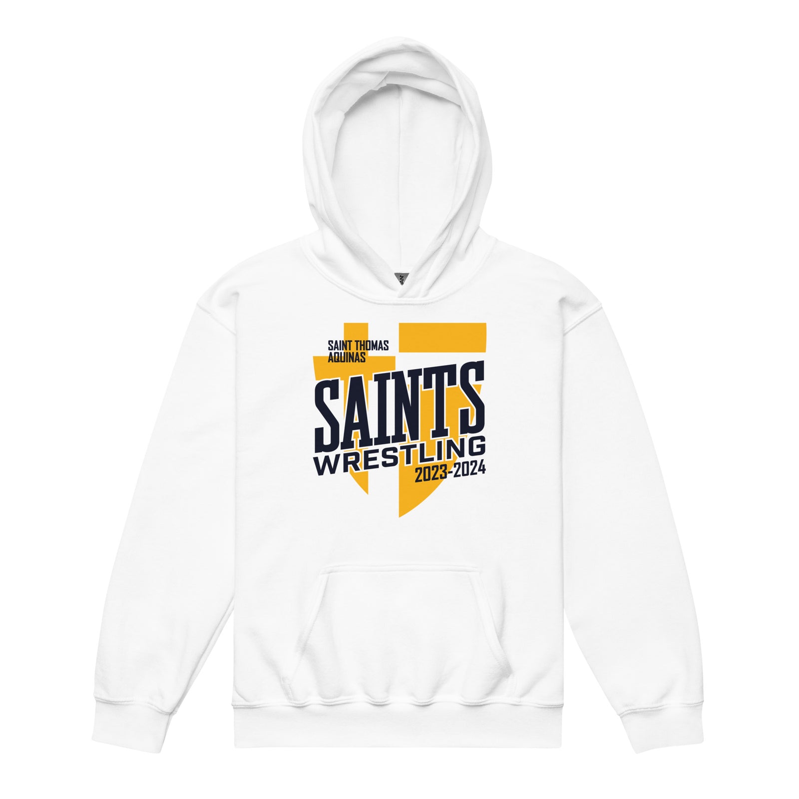 Saint Thomas Aquinas Wrestling Youth Heavy Blend Hooded Sweatshirt