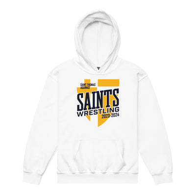 Saint Thomas Aquinas Wrestling Youth Heavy Blend Hooded Sweatshirt