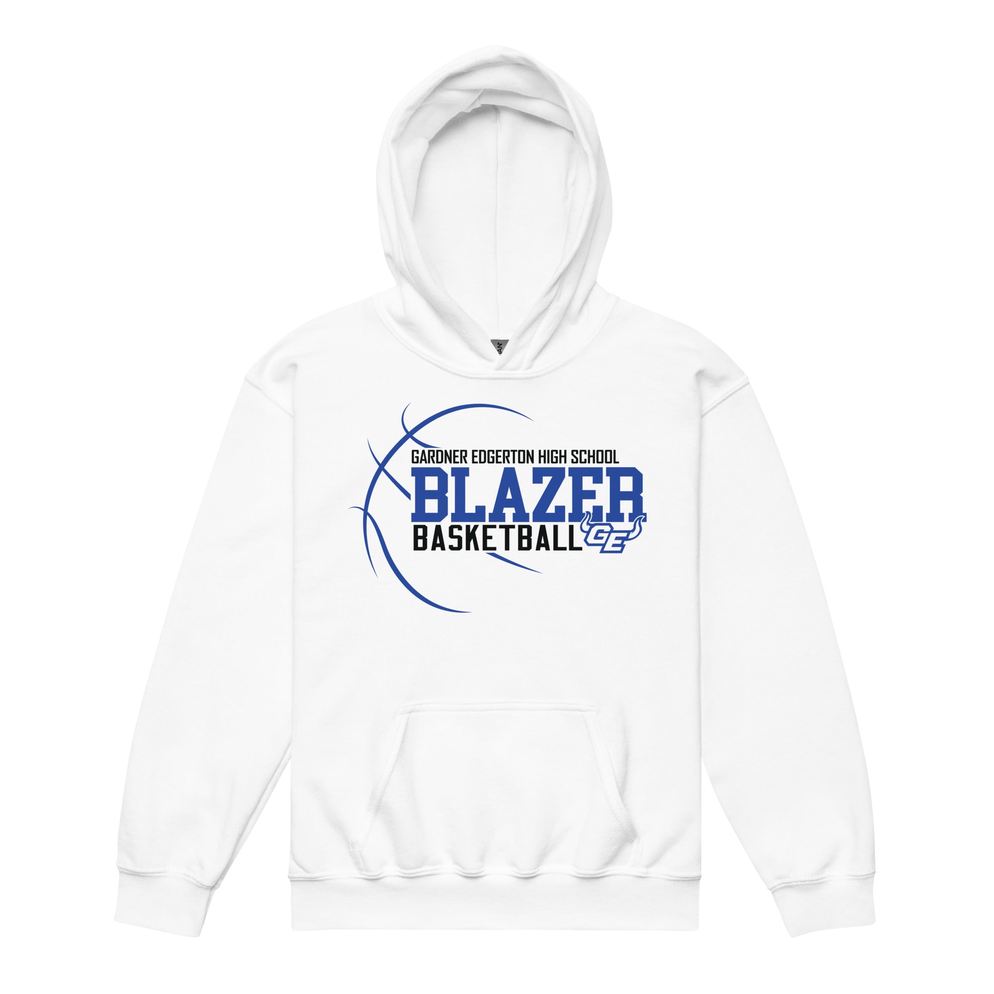 Gardner Edgerton Basketball Youth Heavy Blend Hooded Sweatshirt
