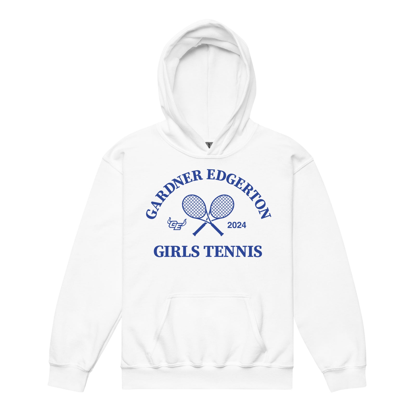 Gardner Edgerton Tennis Youth Heavy Blend Hooded Sweatshirt