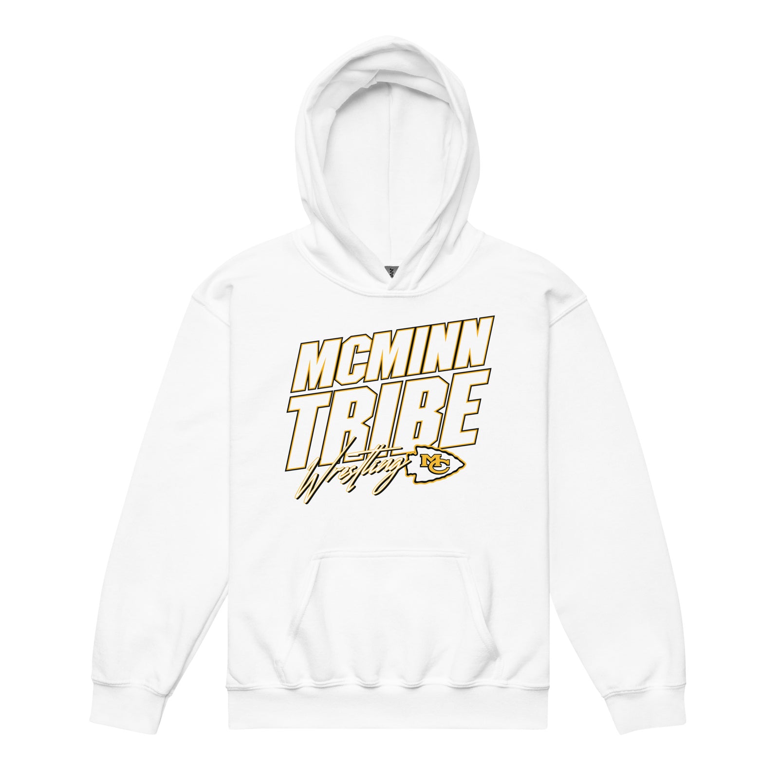 McMinn Middle School Wrestling Youth Heavy Blend Hooded Sweatshirt