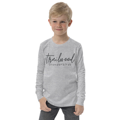 Trailwood Cursive Youth Long Sleeve Tee