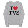 The Village School I Heart TVS Youth Long Sleeve Tee