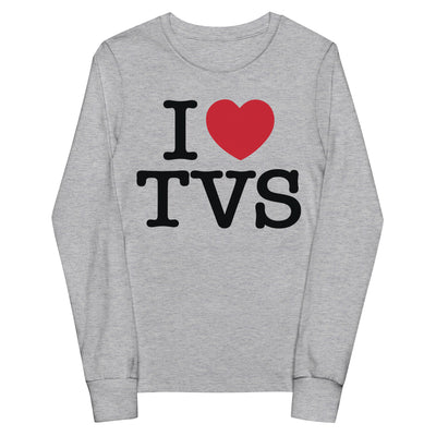 The Village School I Heart TVS Youth Long Sleeve Tee