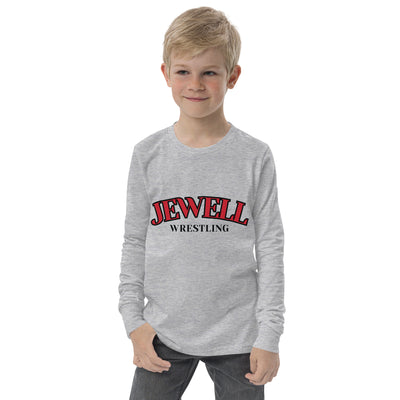 William Jewell Wrestling Jewell Arch Youth Long Sleeve Tee