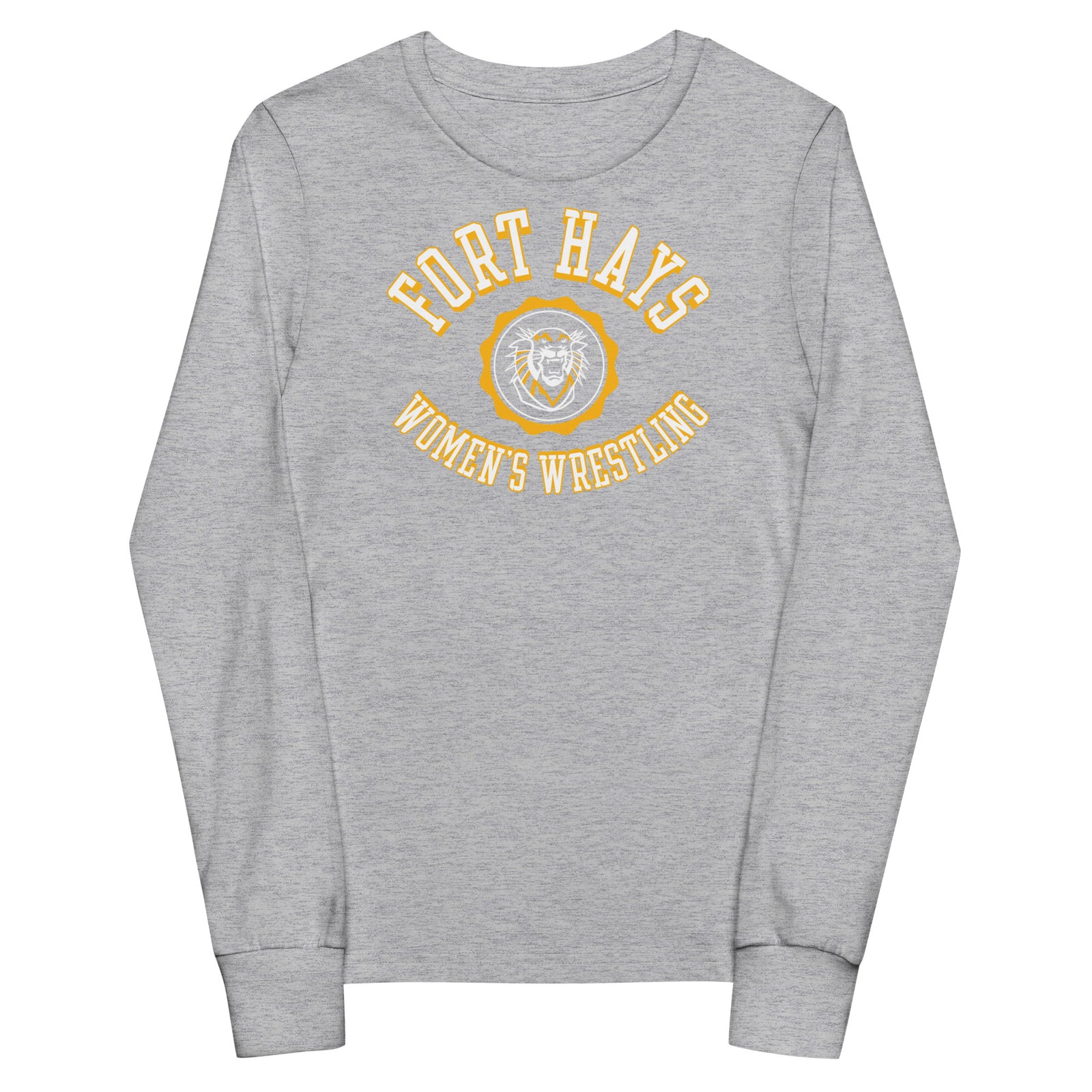 Fort Hays Women's Wrestling Youth Long Sleeve Tee
