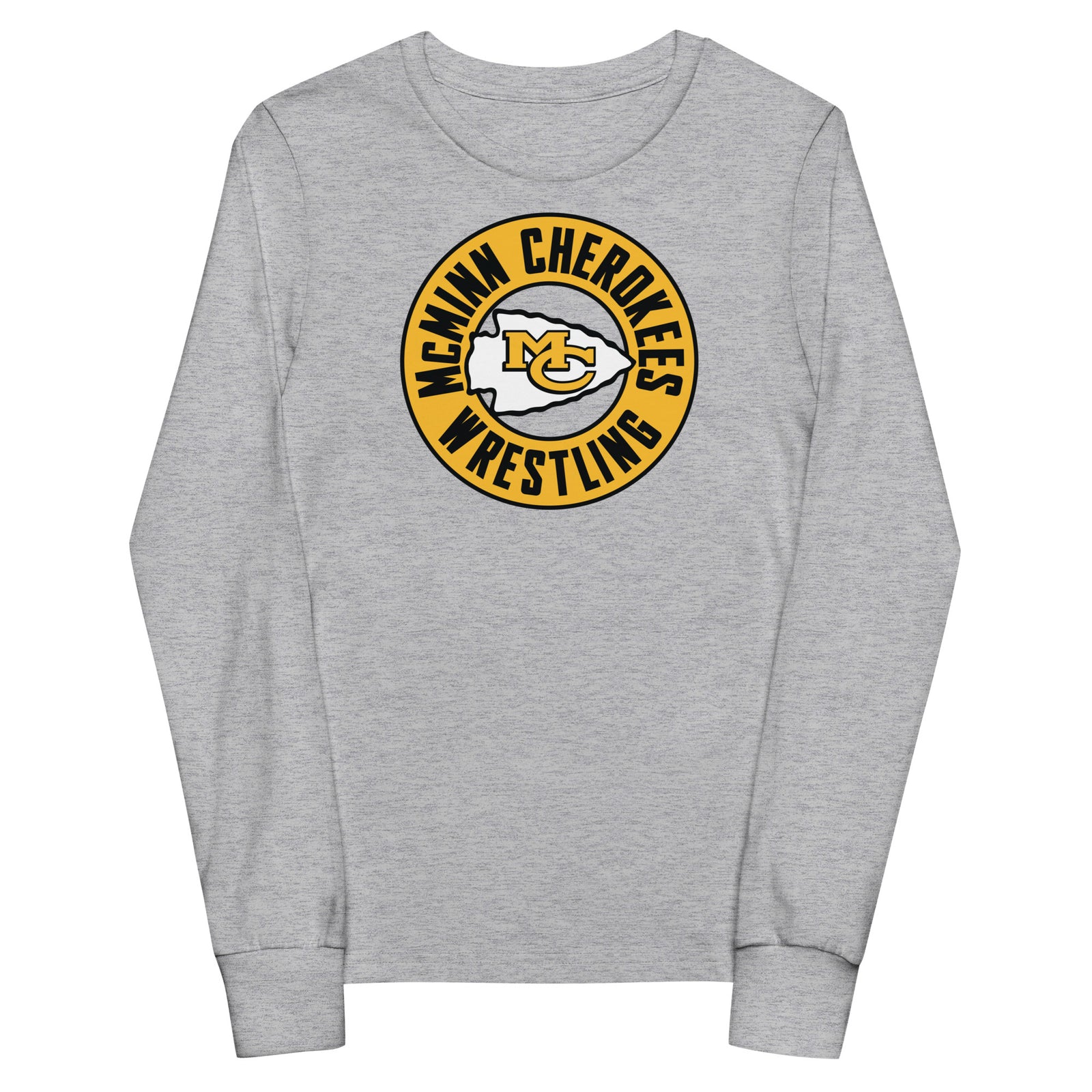 McMinn Cherokees Wrestling Youth Long Sleeve Tee