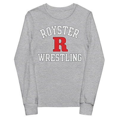 Royster Rockets Wrestling Youth Long Sleeve Tee