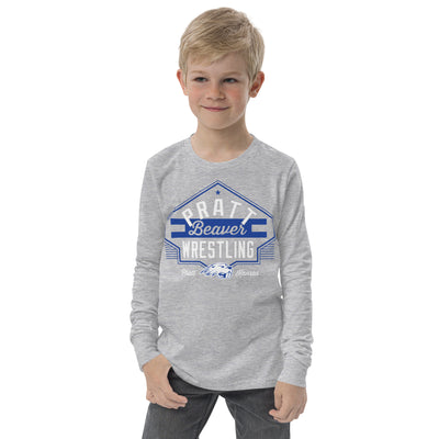 Pratt Beaver Wrestling Youth Long Sleeve Tee