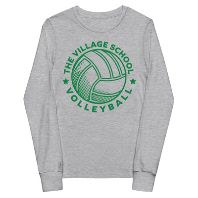 The Village School Volleyball Youth Long Sleeve Tee