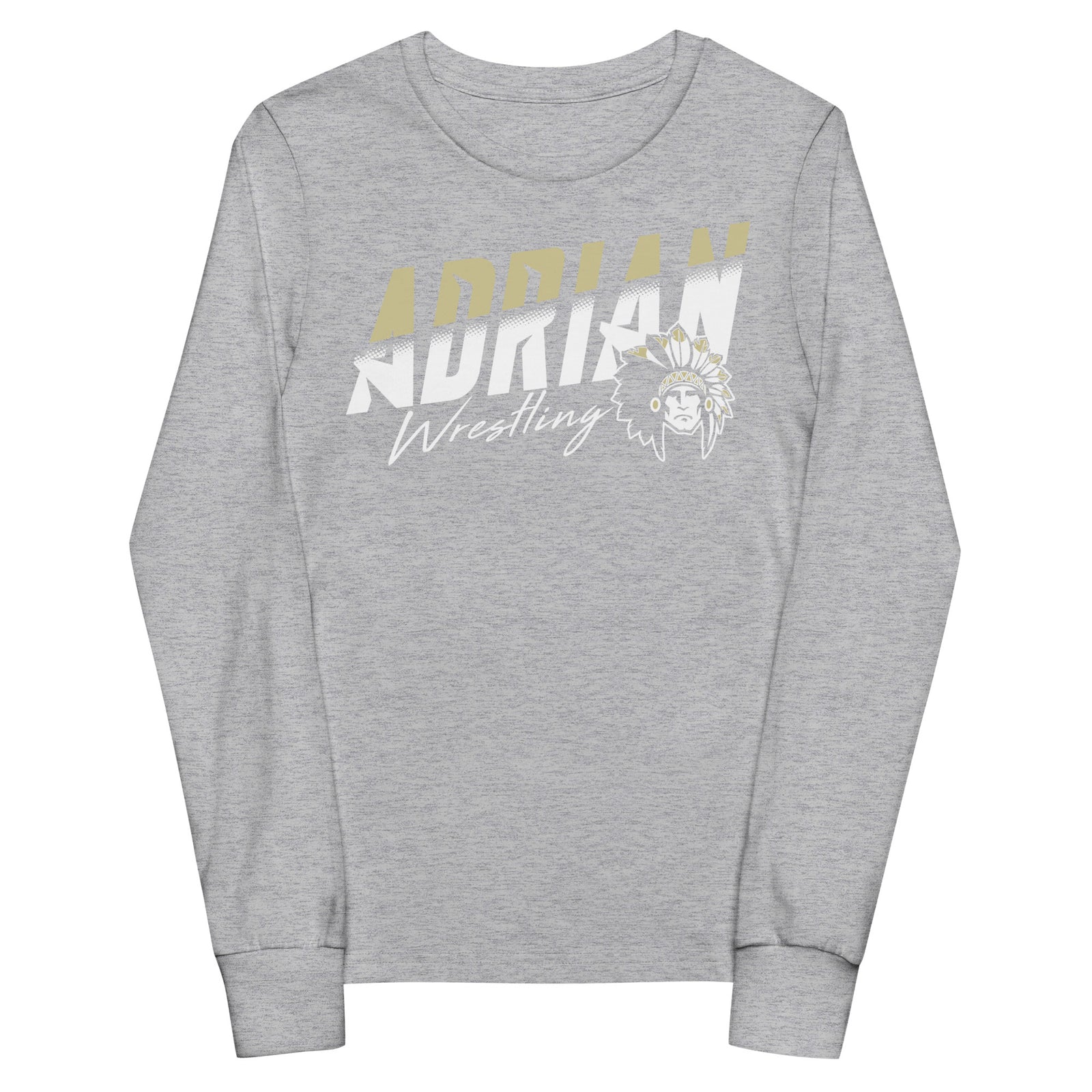 Adrian Wrestling  Youth Long Sleeve Tee