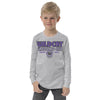 Wildcat Wrestling Club (Louisburg) - With Back Design - Youth Long Sleeve Tee
