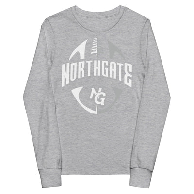 Northgate Middle School - Football Youth Long Sleeve Tee