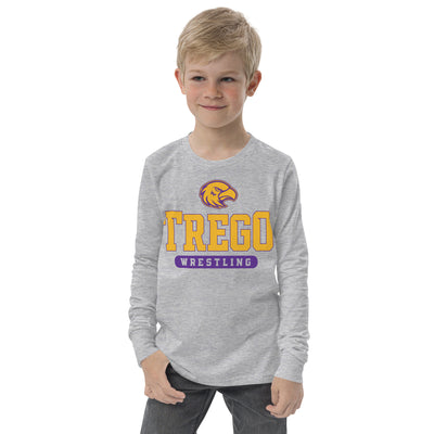 Trego Community High School Wrestling Youth Long Sleeve Tee