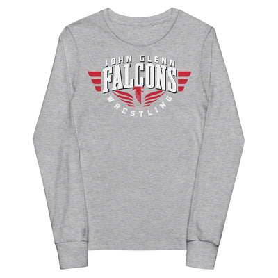 John Glenn Wrestling Youth Long Sleeve Tee