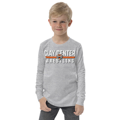 Clay Center Wrestling Youth Long Sleeve Tee