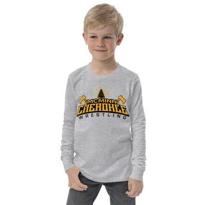 McMinn Cherokees Wrestling Youth Long Sleeve Tee