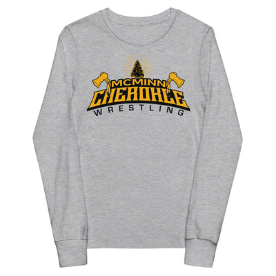 McMinn Cherokees Wrestling Youth Long Sleeve Tee