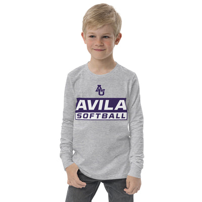 Avila Softball Youth Long Sleeve Tee