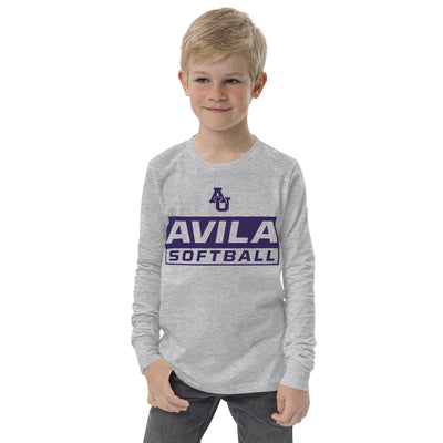 Avila Softball Youth Long Sleeve Tee