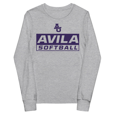 Avila Softball Youth Long Sleeve Tee