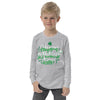 Pratt Community College Happy St. Patrick's Day Youth Long Sleeve Tee