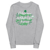 Pratt Community College Happy St. Patrick's Day Youth Long Sleeve Tee