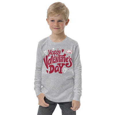 Pratt Community College Happy Valentine's Day Youth Long Sleeve Tee