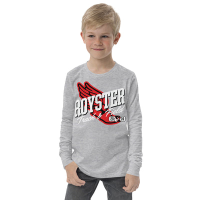 Royster Rockets Track & Field Youth Long Sleeve Tee