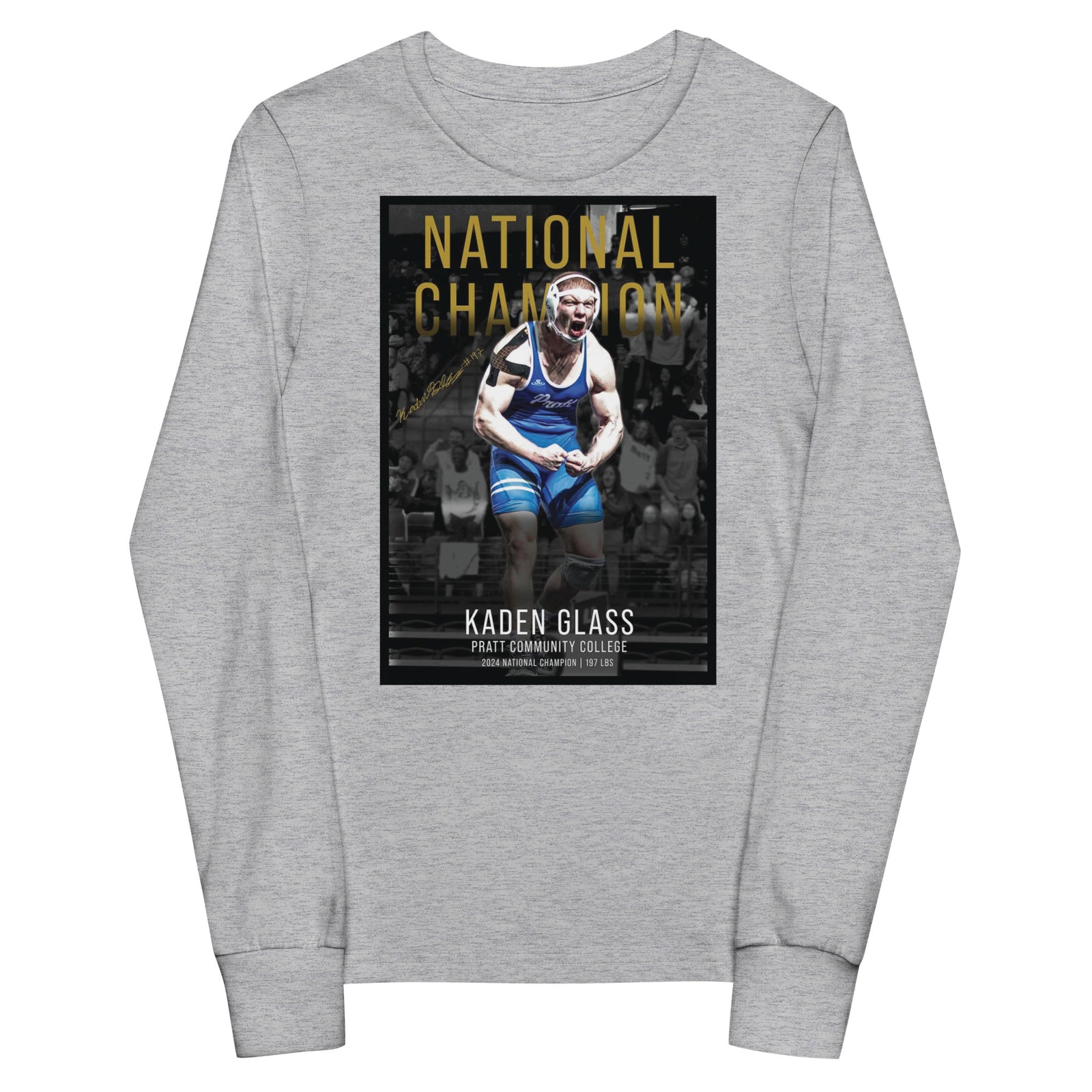 Pratt Community College Glass Youth long sleeve tee