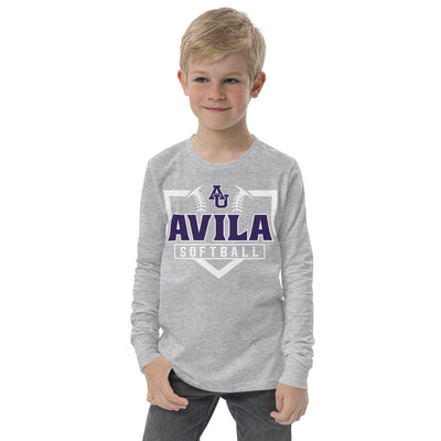 Avila Softball Youth Long Sleeve Tee