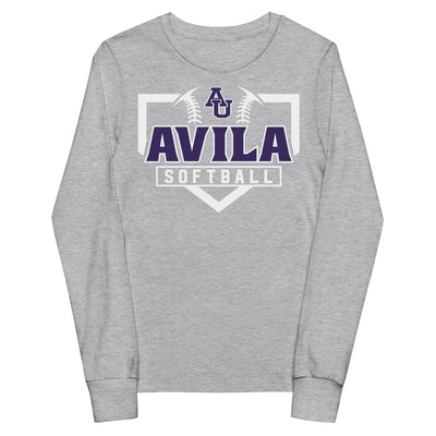 Avila Softball Youth Long Sleeve Tee