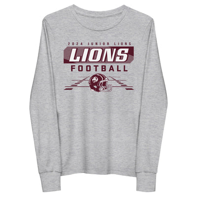 2024 Jr Lions Football Youth long sleeve tee