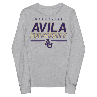 Avila Wrestling Youth Long Sleeve Tee