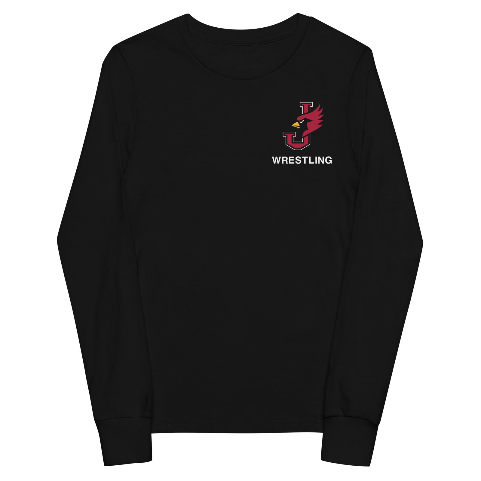 William Jewell Wrestling J Wrestling Youth Long Sleeve Tee