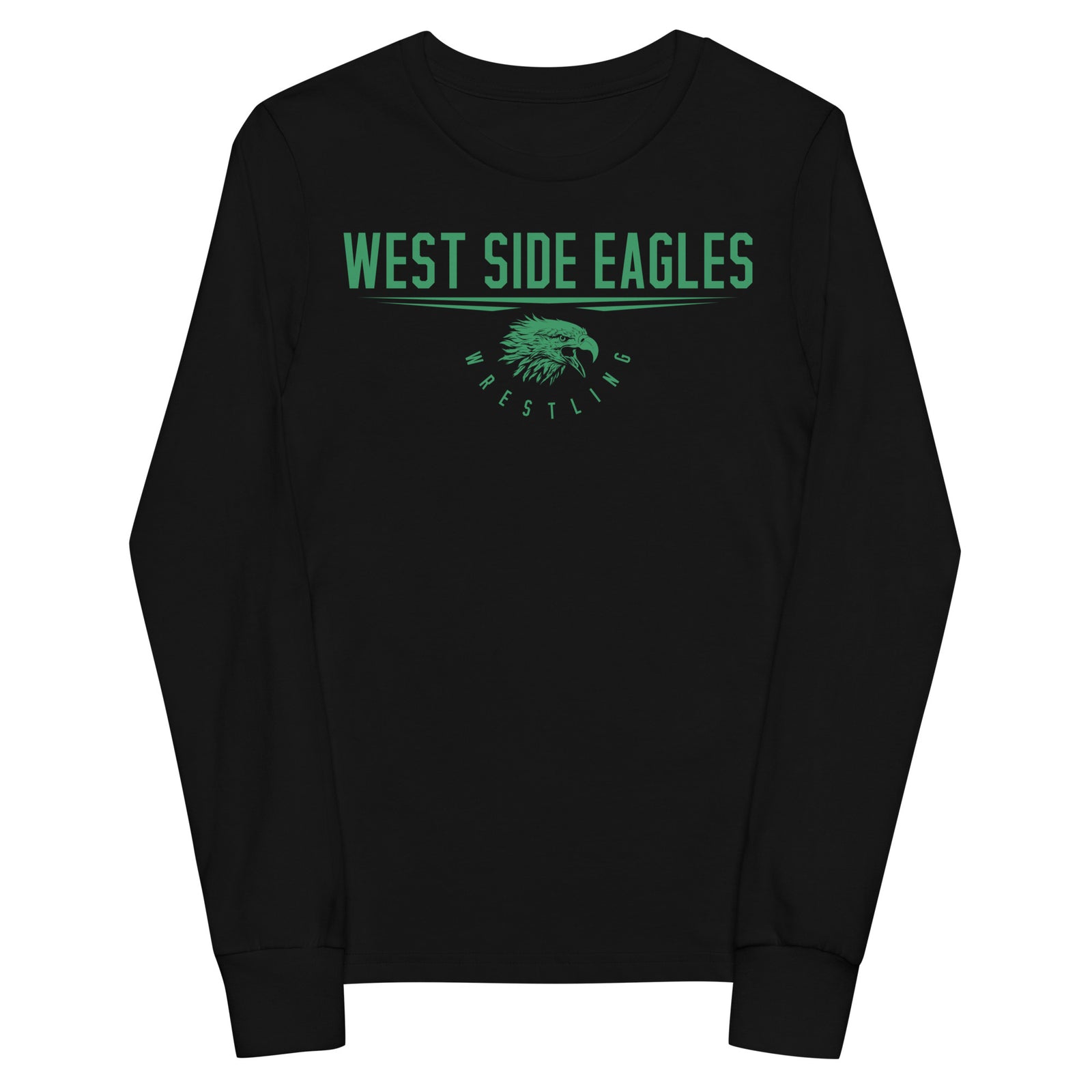 West Side Eagles Wrestling  2023 Youth Long Sleeve Tee
