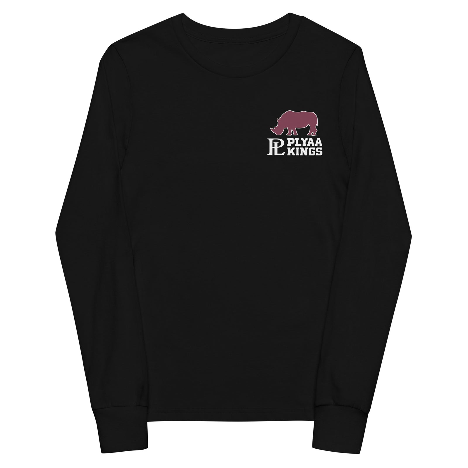 PLYAA Rhino Football Youth long sleeve tee
