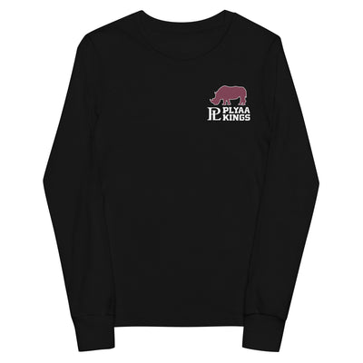 PLYAA Rhino Football Youth long sleeve tee