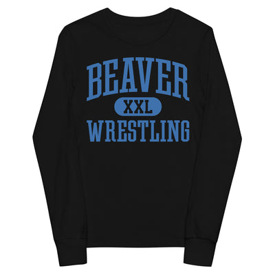 Pratt Community College Beaver XXL Wrestling Youth long sleeve tee