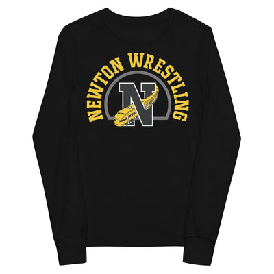 Newton High School Wrestling  Youth Long Sleeve Tee