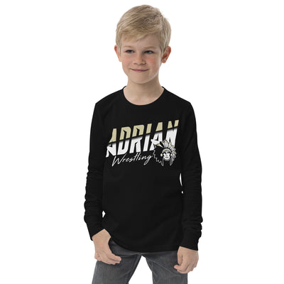 Adrian Wrestling  Youth Long Sleeve Tee