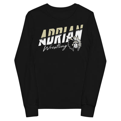 Adrian Wrestling  Youth Long Sleeve Tee