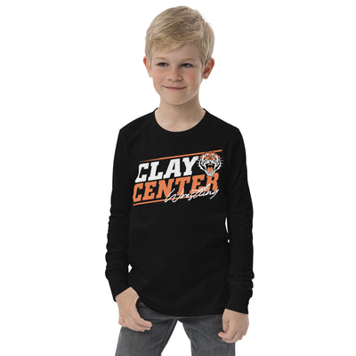 Clay Center Wrestling Youth Long Sleeve Tee