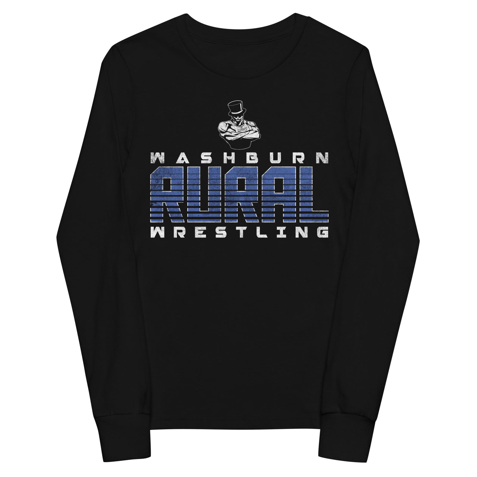 Washburn Rural Wrestling Youth long sleeve tee