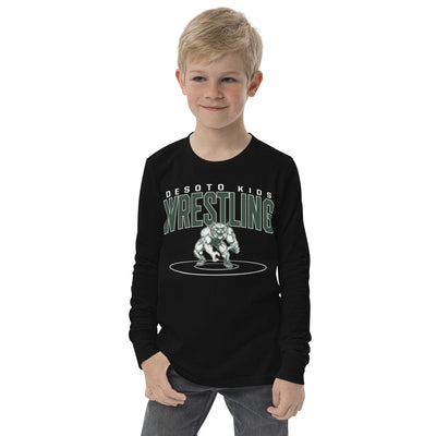 De Soto Kids Wrestling Youth Long Sleeve Tee