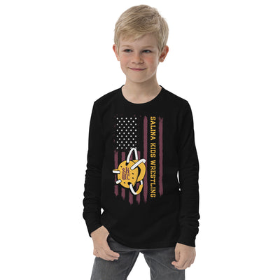 Salina Kids Wrestling Club Youth Long Sleeve Tee