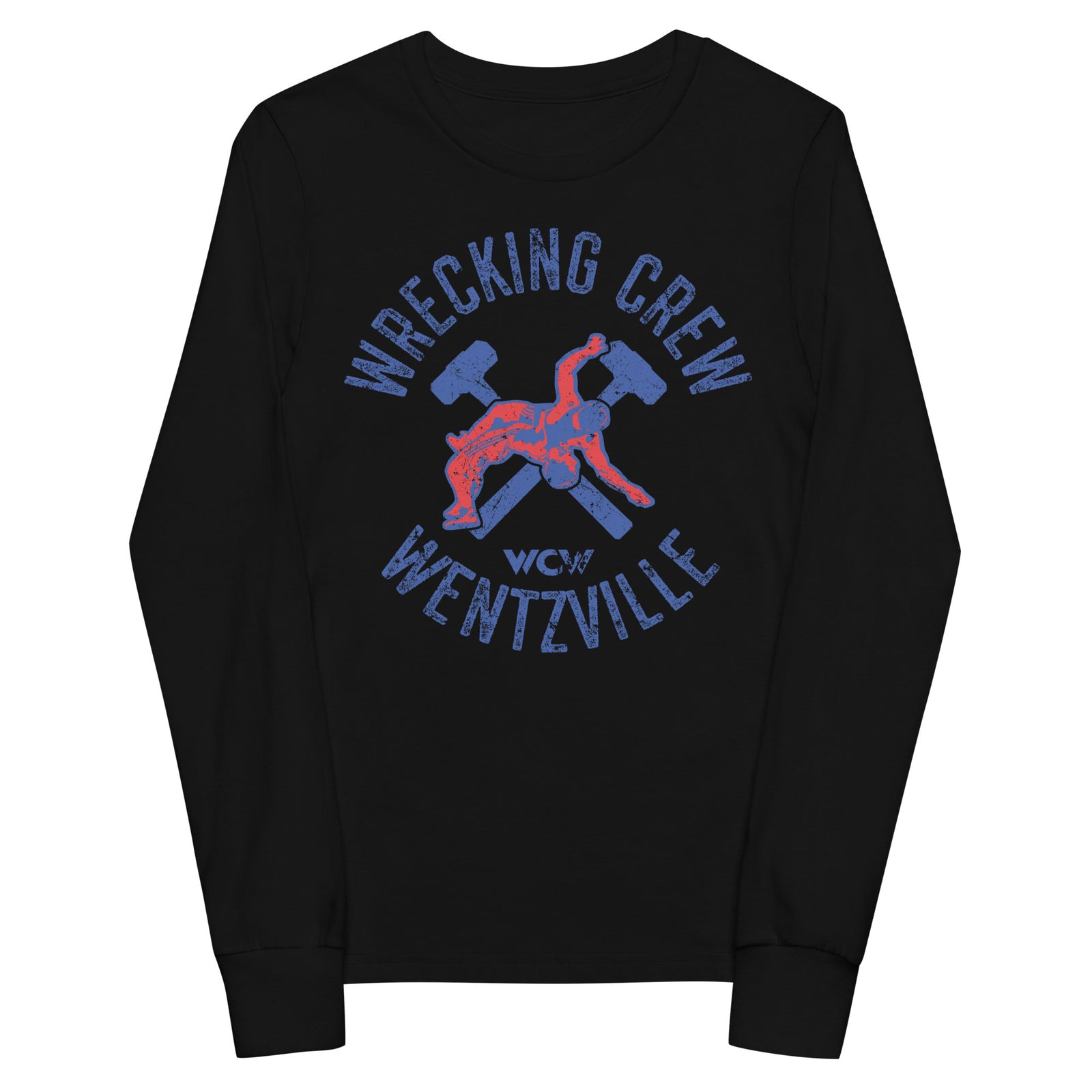 Wrecking Crew Wrestling Youth Long Sleeve Tee