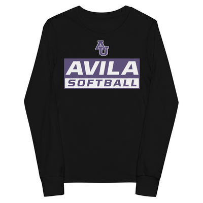 Avila Softball Youth Long Sleeve Tee