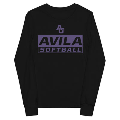 Avila Softball Youth Long Sleeve Tee