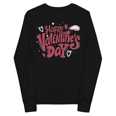 Pratt Community College Happy Valentine's Day Youth Long Sleeve Tee